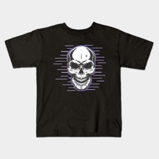 Glitch Skull Kids T-Shirt